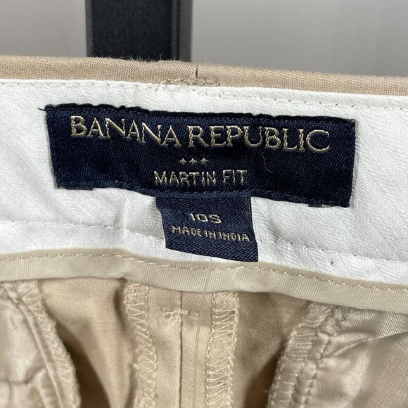 NEW Banana Republic Pants Womens 10 short brown boot cut martin classic - Picture 4 of 11
